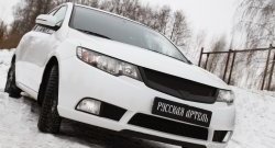 4 199 р. Решётка радиатора (Forte) RA  KIA Cerato  2 TD (2008-2013) седан (Поверхность глянец (под окраску), Неокрашенная)  с доставкой в г. Вологда. Увеличить фотографию 2