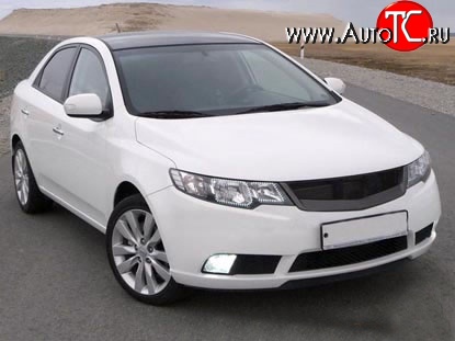 5 099 р. Решётка радиатора RoadRuns KIA Cerato 2 TD седан (2008-2013) (Неокрашенная)  с доставкой в г. Вологда