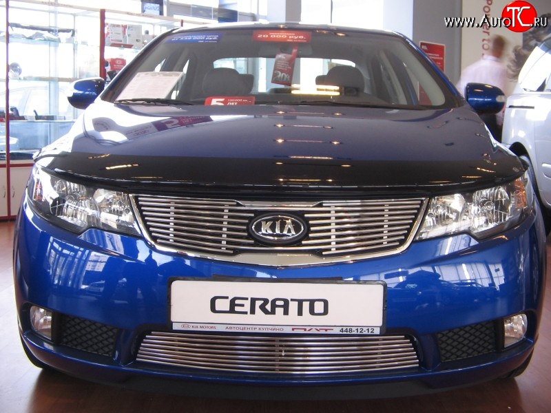 4 799 р. Декоративная вставка решетки радиатора Berkut KIA Cerato 2 TD седан (2008-2013)  с доставкой в г. Вологда