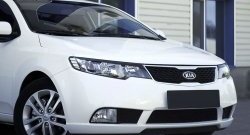 919 р. Реснички RA на фары KIA Cerato 2 TD седан (2008-2013) (Неокрашенные)  с доставкой в г. Вологда. Увеличить фотографию 2