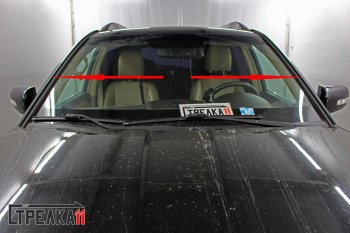 1 699 р. Водостоки (дефлектора) лобового стекла Стрелка 11  KIA Mohave  HM (2008-2017) дорестайлинг  с доставкой в г. Вологда. Увеличить фотографию 3