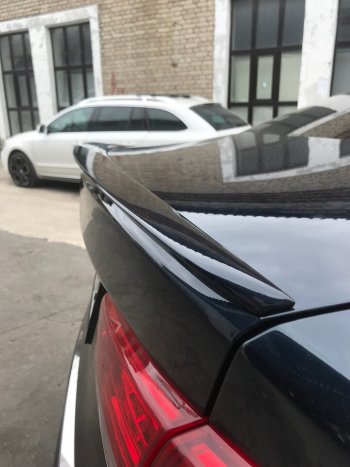 3 399 р. Лип спойлер АВТОКРАТ KIA Optima 3 TF рестайлинг седан (2013-2016) (Неокрашенный)  с доставкой в г. Вологда. Увеличить фотографию 2