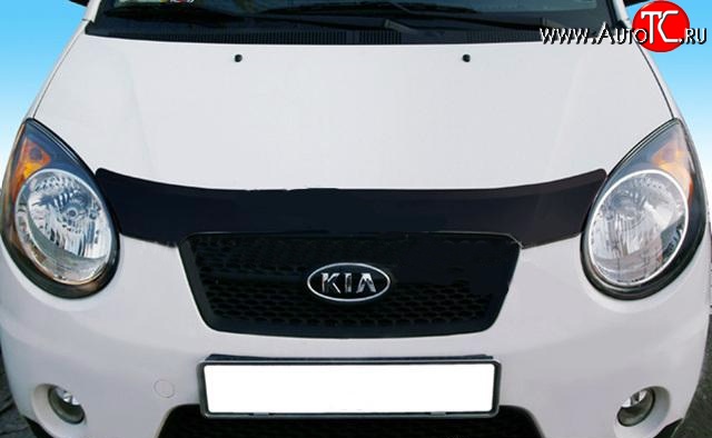 1 979 р. Дефлектор капота NovLine KIA Picanto 1 SA хэтчбэк 5 дв. дорестайлинг (2003-2007)  с доставкой в г. Вологда