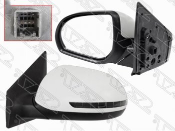 Левое боковое зеркало заднего вида SAT (поворот, 5 контактов) KIA Rio 3 QB дорестайлингхэтчбек5дв. (2011-2015)