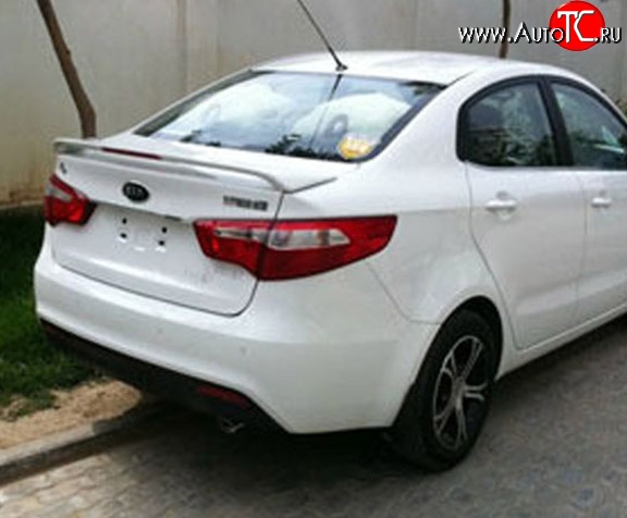 4 849 р. Спойлер M-VRS KIA Rio 3 QB дорестайлинг седан (2011-2015) (Неокрашенный)  с доставкой в г. Вологда