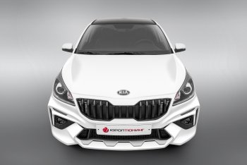 Передний бампер ROTOR KIA Rio ( 4 FB,  4 YB) (2016-2025) дорестайлинг седан, дорестайлинг, хэтчбэк, рестайлинг седан, рестайлинг, хэтчбэк