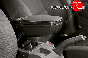 3 199 р. Подлокотник Armster 2 KIA Rio 4 FB дорестайлинг седан (2016-2020) (Черный)  с доставкой в г. Вологда