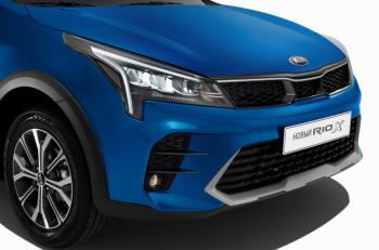13 849 р. Передний бампер (оригинал) KIA KIA Rio X рестайлинг (2020-2025) (Неокрашенный)  с доставкой в г. Вологда. Увеличить фотографию 2