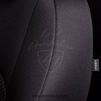 7 849 р. Чехлы для сидений Lord Autofashion Дублин (жаккард) KIA Rio 3 QB хэтчбек 5 дв. дорестайлинг (2011-2015) (Черный, вставка Сеул серый)  с доставкой в г. Вологда. Увеличить фотографию 4