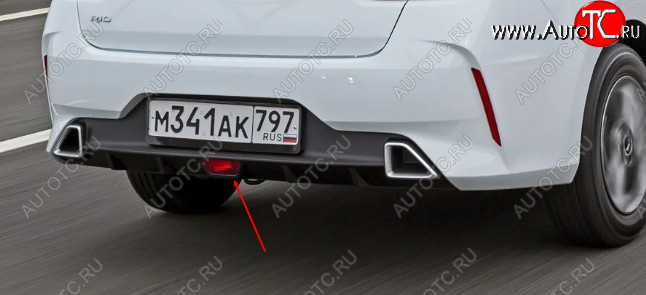 9 299 р. Задний противотуманный фонарь HYUNDAI/KIA/MOBIS  KIA Rio  4 FB (2020-2025) рестайлинг седан  с доставкой в г. Вологда