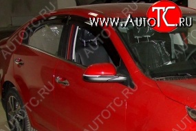 2 429 р. Дефлектора окон SIM KIA Rio 4 FB дорестайлинг седан (2016-2020)  с доставкой в г. Вологда