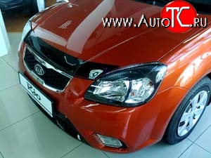 2 069 р. Дефлектор капота NovLine KIA Rio 2 JB дорестайлинг седан (2005-2009)  с доставкой в г. Вологда