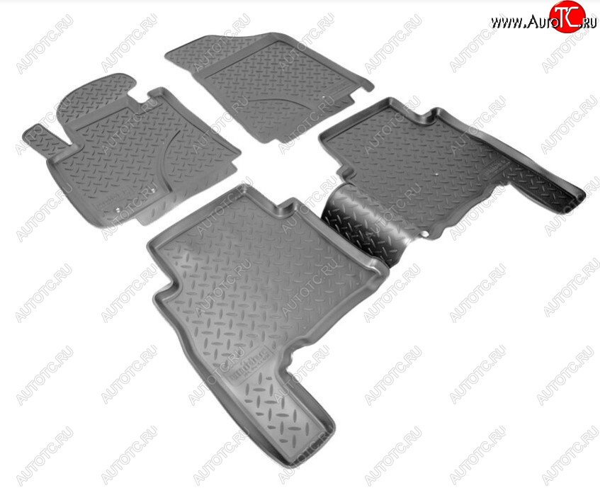 2 399 р. Комплект ковриков в салон Norplast Unidec KIA Sorento XM дорестайлинг (2009-2012) (Цвет: черный)  с доставкой в г. Вологда