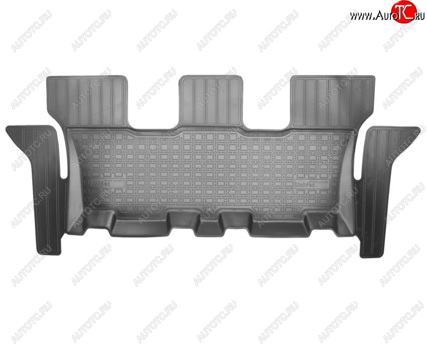 949 р. Коврик в салон для третьего ряда Norplast Unidec (3-ий ряд) KIA Sorento UM/Prime рестайлинг (2018-2020) (Цвет: черный)  с доставкой в г. Вологда