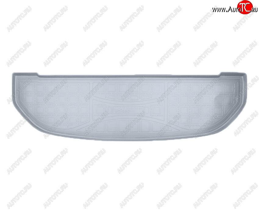 1 289 р. Коврик багажника Norplast Unidec (7 мест)  KIA Sorento  UM/Prime (2014-2020) дорестайлинг, рестайлинг (Цвет: серый)  с доставкой в г. Вологда