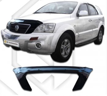 Дефлектор капота CA-Plastiс exclusive KIA Sorento BL рестайлинг (2006-2010)