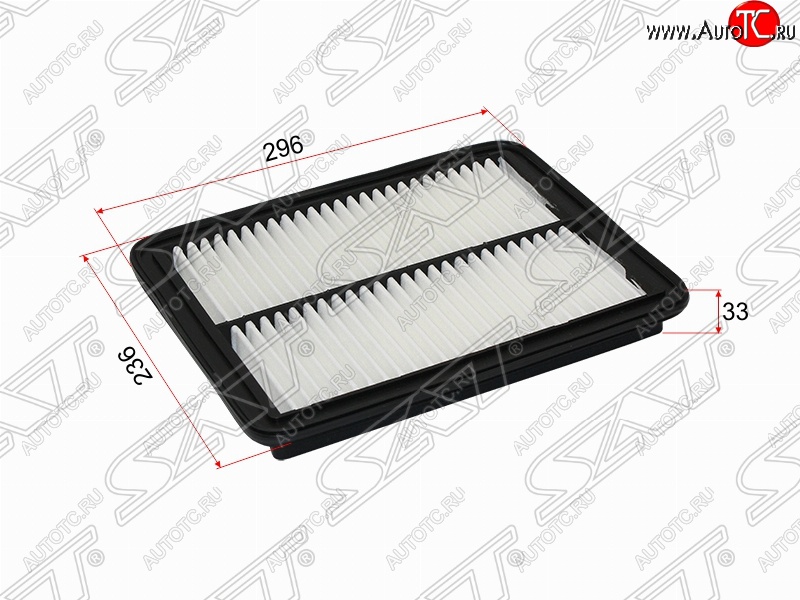 299 р. Фильтр воздушный двигателя SAT (2.4/2.5/3.5)  KIA Sorento  BL (2002-2010) дорестайлинг, рестайлинг  с доставкой в г. Вологда
