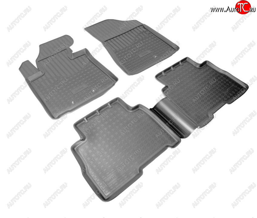 2 599 р. Комплект ковриков в салон Norplast Unidec KIA Sorento XM рестайлинг (2012-2015) (Цвет: черный)  с доставкой в г. Вологда