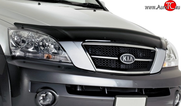 4 599 р. Дефлектор капота NovLine KIA Sorento BL дорестайлинг (2002-2006)  с доставкой в г. Вологда