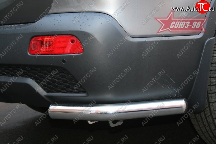 9 224 р. Защита заднего бампера из боковых уголков Souz-96 (d60) KIA Sorento XM дорестайлинг (2009-2012)  с доставкой в г. Вологда