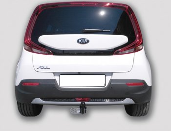 6 849 р. Фаркоп Лидер Плюс KIA Soul SK3 (2018-2022) (Без электропакета)  с доставкой в г. Вологда. Увеличить фотографию 2