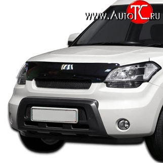 569 р. Дефлектор капота NovLine KIA Soul AM дорестайлинг (2008-2011)  с доставкой в г. Вологда