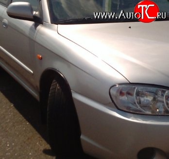 12 949 р. Переднее правое крыло Стандартное KIA Spectra (2000-2009) (Окрашенное)  с доставкой в г. Вологда