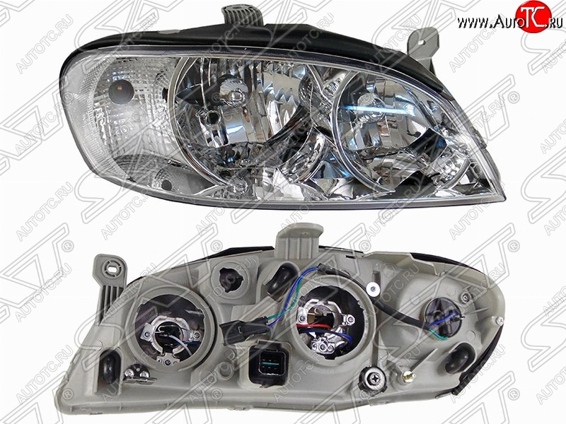 3 399 р. Правая передняя фара SAT KIA Spectra (2000-2009)  с доставкой в г. Вологда