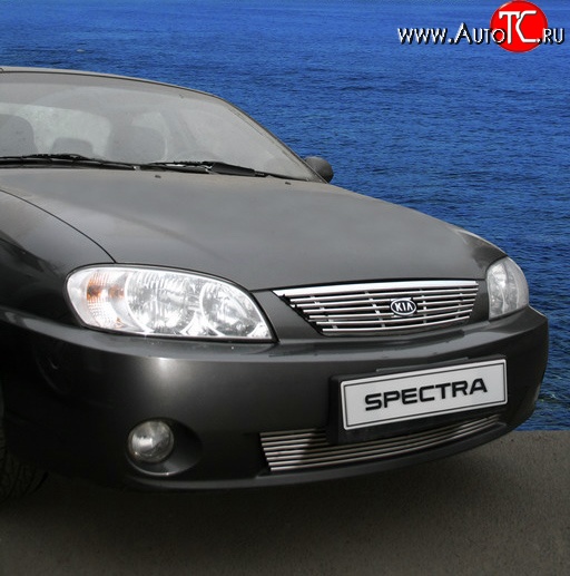 3 779 р. Декоративная вставка воздухозаборника Novline KIA Spectra (2000-2009)  с доставкой в г. Вологда