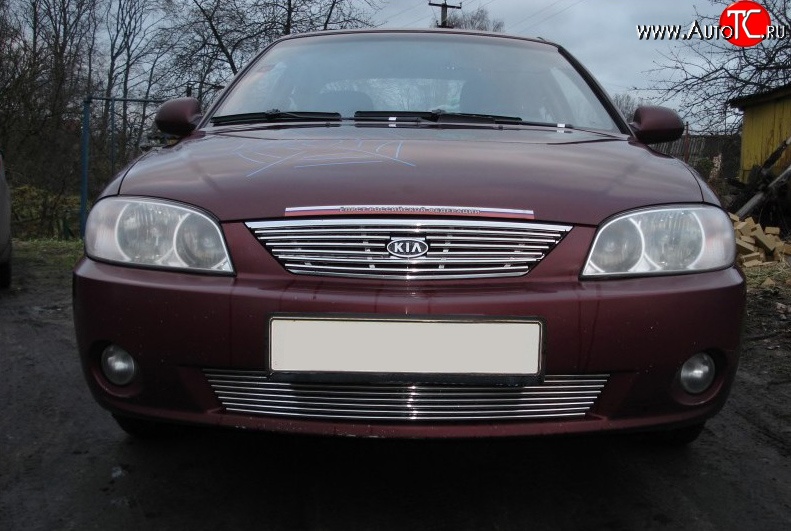 4 399 р. Декоративная вставка воздухозаборника (рестайлинг) Berkut KIA Spectra (2000-2009)  с доставкой в г. Вологда