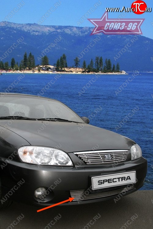 4 049 р. Декоративный элемент воздухозаборника Souz-96 (d10) KIA Spectra (2000-2009)  с доставкой в г. Вологда