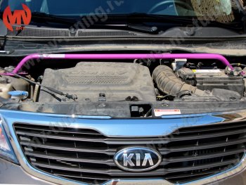3 189 р. Растяжка (распорка) передних стоек MV-Tuning  KIA Sportage  3 SL (2010-2016) дорестайлинг, рестайлинг  с доставкой в г. Вологда. Увеличить фотографию 4