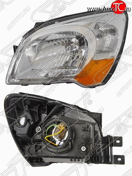 4 999 р. Левая передняя фара SAT  KIA Sportage  2 JE,KM (2008-2010)  рестайлинг  с доставкой в г. Вологда