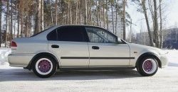 4 739 р. Универсальные фендера на колёсные арки RA (вынос 50 мм, комплект) Peugeot 206 универсал 2EK рестайлинг (2002-2006) (Поверхность глянец (под окраску))  с доставкой в г. Вологда. Увеличить фотографию 6