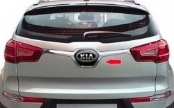 5 599 р. Накладка на крышку багажника СТ KIA Sportage 3 SL дорестайлинг (2010-2014)  с доставкой в г. Вологда. Увеличить фотографию 2