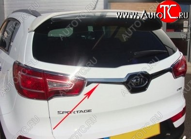 5 599 р. Накладка на крышку багажника СТ KIA Sportage 3 SL дорестайлинг (2010-2014)  с доставкой в г. Вологда