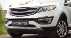 Диффузор переднего бампера RA KIA Sportage 3 SL дорестайлинг (2010-2014)