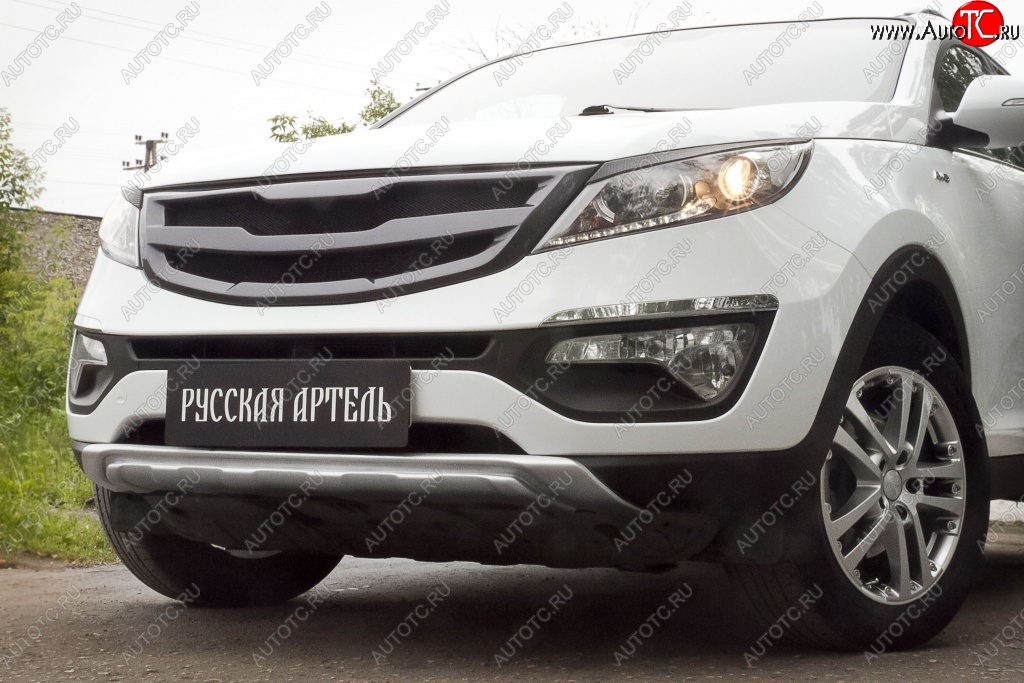 5 499 р. Диффузор переднего бампера RA KIA Sportage 3 SL дорестайлинг (2010-2014) (Поверхность глянец (под окраску), Неокрашенная)  с доставкой в г. Вологда