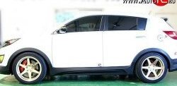 12 599 р. Пороги накладки JSW Style  KIA Sportage  3 SL (2010-2016) дорестайлинг, рестайлинг (Неокрашенные)  с доставкой в г. Вологда. Увеличить фотографию 3