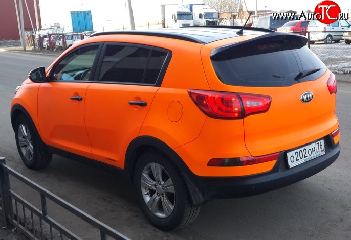 3 199 р. Спойлер JSW KIA Sportage 3 SL дорестайлинг (2010-2014) (Неокрашенный)  с доставкой в г. Вологда