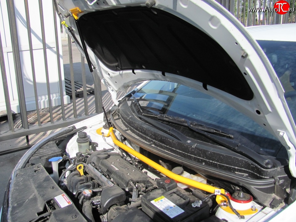 2 969 р. Упор капота Sport  KIA Sportage  3 SL (2010-2016) дорестайлинг, рестайлинг  с доставкой в г. Вологда