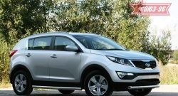 13 319 р. Защита переднего бампера одинарная Souz-96 (d76) KIA Sportage 3 SL дорестайлинг (2010-2014)  с доставкой в г. Вологда. Увеличить фотографию 3