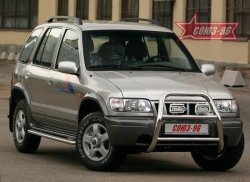 Защита переднего бампера Souz-96 (d60) KIA Sportage 1 JA (1993-2006)