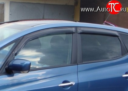 999 р. Комплект дефлекторов окон (ветровиков) 4 шт. Russtal KIA Venga дорестайлинг (2009-2015)  с доставкой в г. Вологда
