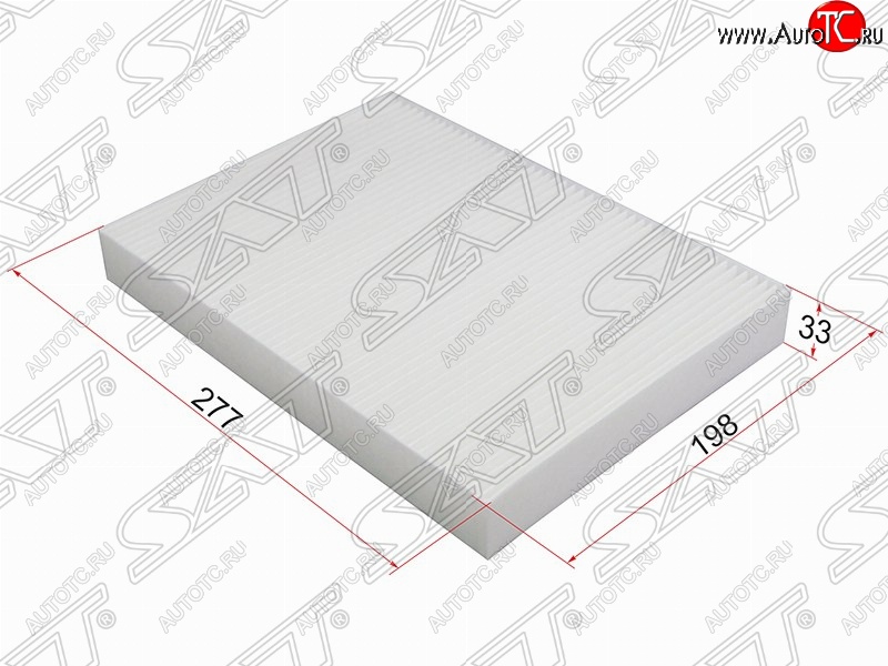 275 р. Фильтр салонный SAT (277х198х33 mm)  Land Rover Discovery Sport  L550 (2014-2019), Land Rover Freelander  L359 (2006-2012), Land Rover Range Rover Evoque  1 L538 (2011-2015), Volvo S60  FS седан (2010-2013), Volvo V70 (2008-2016), Volvo XC60 (2008-2022), Volvo XC70 (2007-2016)  с доставкой в г. Вологда
