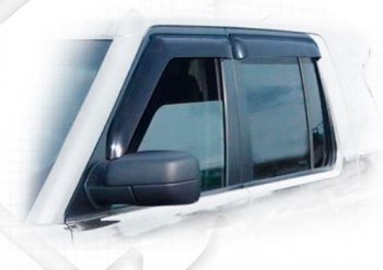 Дефлектора окон CA-Plastiс Land Rover Discovery 4 L319 (2009-2016) (Classic полупрозрачный, Без хром.молдинга)