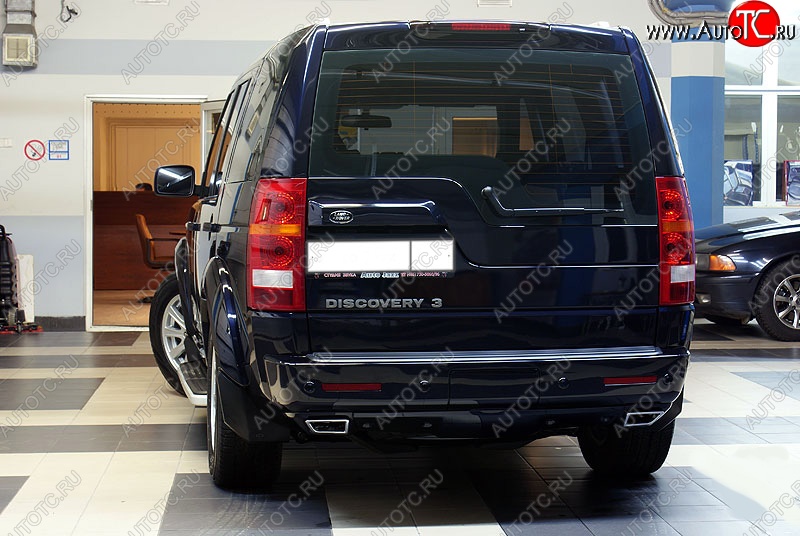 24 349 р. Накладка на задний бампер ARDEN DESIGN Land Rover Discovery 3 L319 (2004-2009) (Неокрашенная)  с доставкой в г. Вологда