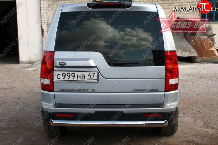 14 939 р. Защита заднего бампера Souz-96 (d76) Land Rover Discovery 3 L319 (2004-2009)  с доставкой в г. Вологда