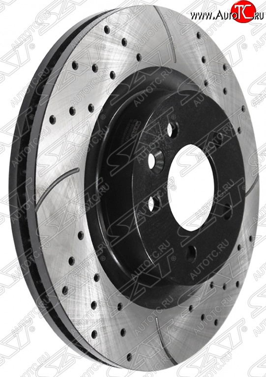 11 499 р. Комплект тормозных дисков SAT (перфорированые)  Land Rover Discovery ( 3 L319,  4 L319) - Range Rover Sport  1 L320  с доставкой в г. Вологда