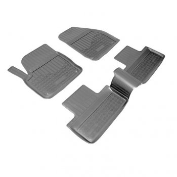 Комплект ковриков в салон Norplast Unidec Land Rover Range Rover Evoque 1 L538 дорестайлинг 5 дв. (2011-2015) (Цвет: черный)